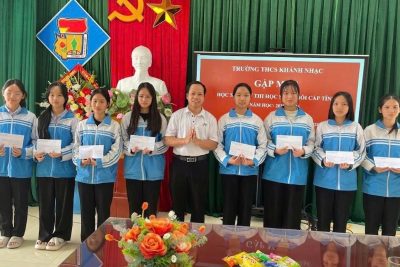 TRƯỜNG THCS KHÁNH NHẠC VINH DANH HỌC SINH ĐẠT GIẢI KỲ THI HỌC SINH GIỎI CẤP TỈNH NĂM HỌC 2025-2026